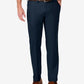 Calça social Haggar Cool 18 Pro Stretch Straight Fit Flat Front Azul Tamanho 38X30