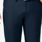 Calça social Haggar Cool 18 Pro Stretch Straight Fit Flat Front Azul Tamanho 38X30