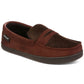 Chinelo mocassim masculino Isotoner Houndstooth Jasper marrom tamanho 11