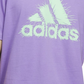 Camiseta masculina adidas com estampa de logo e manga curta, roxa, tamanho pequeno