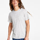 Camiseta masculina Sun + Stone Regular Fit Jersey Slub Cinza Tamanho X-G