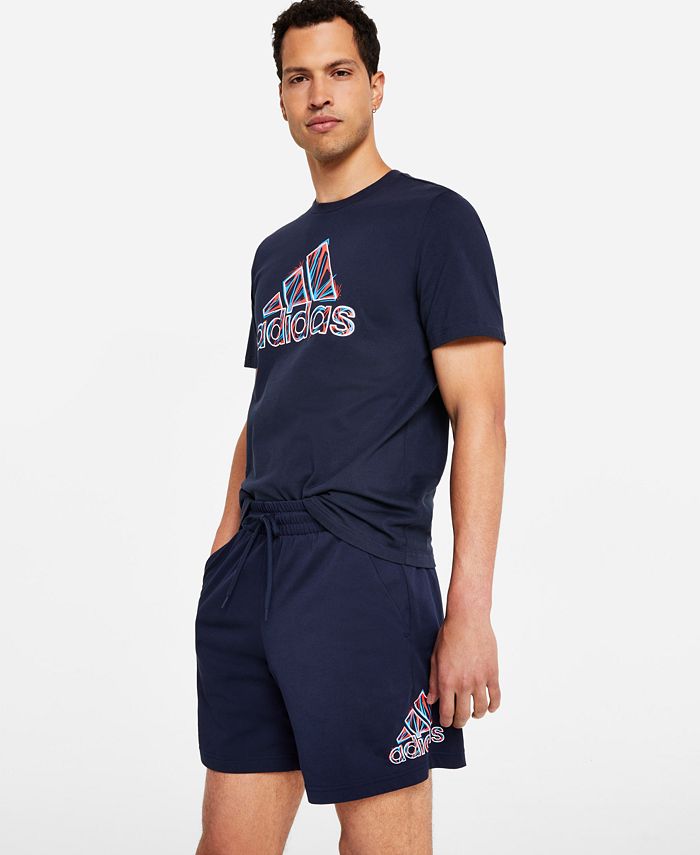 Shorts Adidas 7 Essentials Americana Masculino Azul Tamanho XX-G