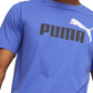 Camiseta Puma Essential Logo Masculina Azul Tamanho P