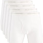 Cuecas boxer masculinas Alfani, pacote com 5, brancas, tamanho pequeno