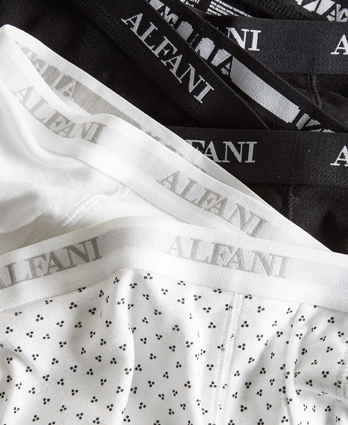 Calções de banho Alfani para homem com absorção de humidade, pretos, tamanho grande, 5 unidades