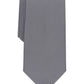 Gravata Perry Ellis Masculina Connor Classic Solid Cinza Regular
