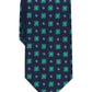 Gravata Club Room Masculina Classic Geo Neat Verde Tamanho Regular