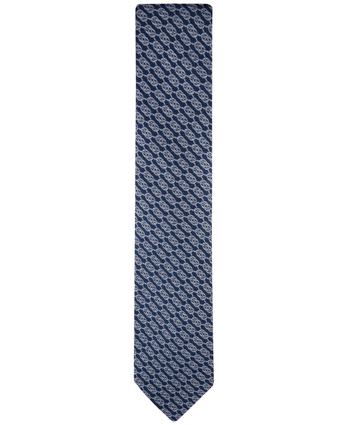 Gravata Tommy Hilfiger Sailing Knots Masculina Azul Tamanho Regular