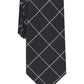 Gravata Alfani Robinson Grid Masculina Preta Tamanho Regular