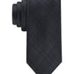 Gravata Calvin Klein Masculina Canvas Solid Preta Tamanho Regular