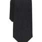 Gravata Alfani Masculina Slim Herringbone Preta Tamanho Regular