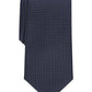 Gravata Perry Ellis Gaines Mini Estampada Masculina Preta Regular