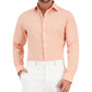 Camisa social masculina Bar III Slim Fit Chambray Laranja Tamanho Médio