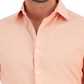 Camisa social masculina Bar III Slim Fit Chambray Laranja Tamanho Médio