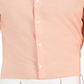 Camisa social masculina Bar III Slim Fit Chambray Laranja Tamanho Médio