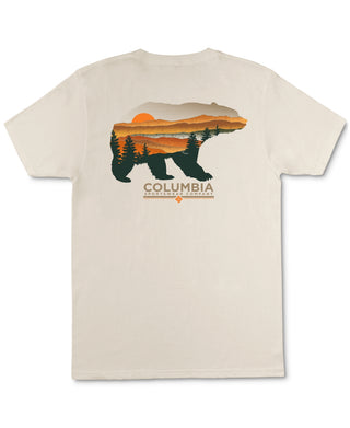 Camiseta Columbia Masculina Kodak Graphic Bege Tamanho X-G