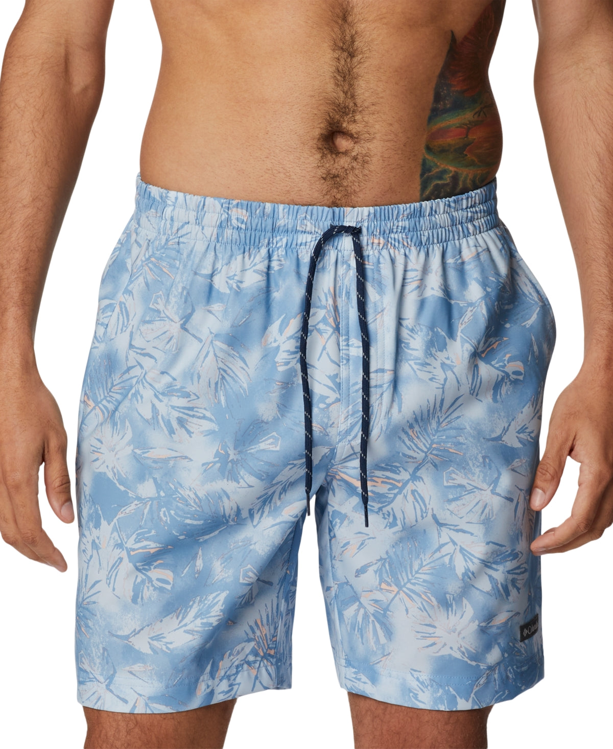 Bermuda Columbia Masculina Summertide Stretch Estampada Azul Tamanho XX-G