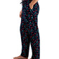 Calça de pijama de flanela masculina Club Room Christmas Truck, azul, tamanho grande