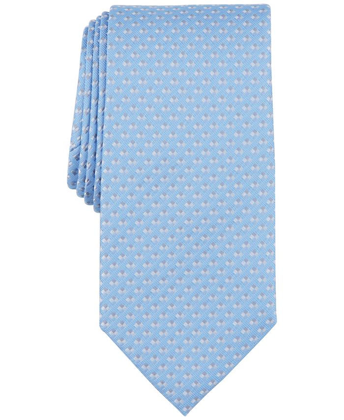 Gravata Marion Neat Masculina Michael Kors Azul Tamanho Regular