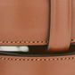Cinto social de couro masculino Perry Ellis, marrom, tamanho pequeno