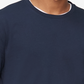 Camiseta Calvin Klein Masculina de Algodão Liso e Gola Redonda Azul Tamanho X-G