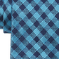 Gravata Tommy Hilfiger Willard Gingham Masculina Azul Tamanho Regular