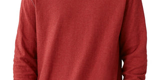 Lucky Brand Masculino Duo Fold Mangas Compridas Moletom com Capuz Vermelho Tamanho P