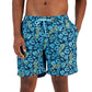 Calção de banho masculino Club Room Tropical Seahorse azul tamanho grande