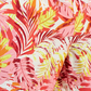 Calção de banho masculino Club Room com folhas tropicais rosa tamanho XX-G