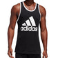 Regata Adidas Masculina Badge Of Sport Logo Graphic Preta Tamanho Grande