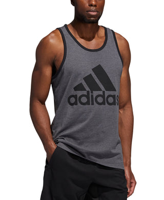 Regata Adidas Masculina Badge Of Sport Logo Graphic Cinza Tamanho Médio