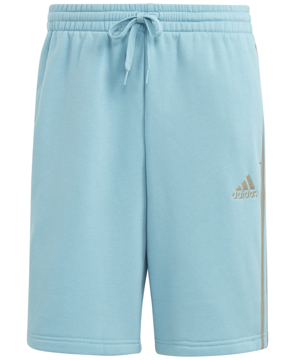 Shorts Adidas Masculino 3 Stripes 10 Fleece Azul Tamanho P
