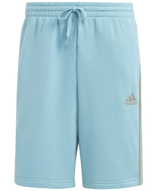 Shorts Adidas Masculino 3 Stripes 10 Fleece Azul Tamanho P