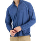 Tommy Bahama Masculino Paradise Isle 1/2 Zip Performance Suéter Azul Tamanho XXX-G