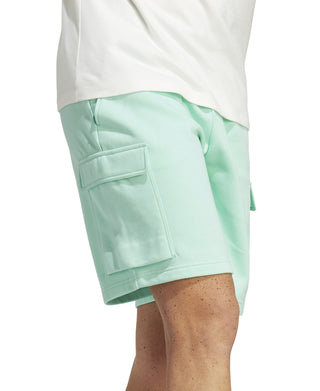 Shorts cargo adidas Essentials Fleece masculino, verde, tamanho médio