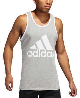 Regata Adidas Masculina Badge Of Sport Logo Graphic Cinza Tamanho Médio