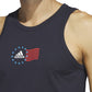 Regata Adidas Masculina Bandeira Americana Azul Tamanho Médio