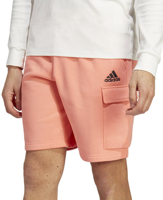 Shorts cargo adidas Essentials Fleece masculino laranja tamanho médio