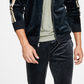 INC International Concepts Jaqueta de moletom de veludo masculina preta tamanho pequeno
