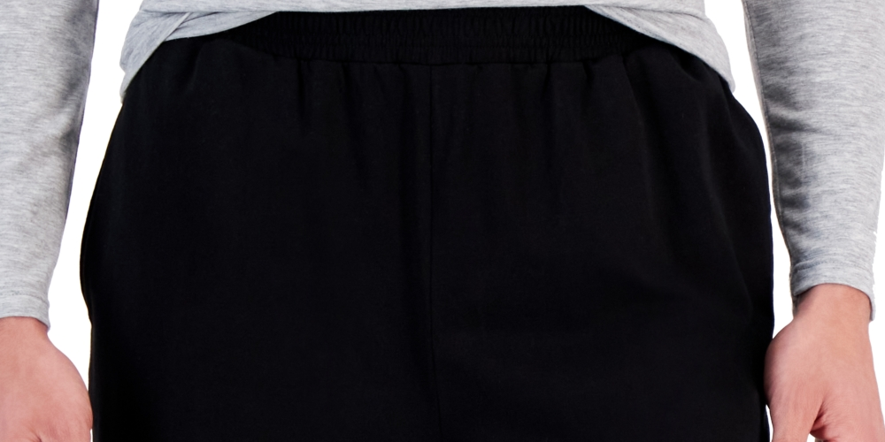 ID Ideology Shorts de malha de ajuste regular masculino, preto, tamanho grande