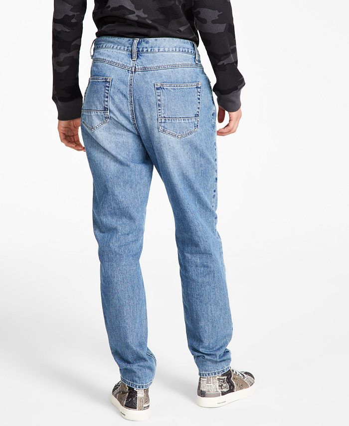 Calça Jeans Masculina Sun + Stone Abel Light Wash Azul Tamanho 34