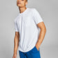 E agora esta camiseta masculina com bolso sólido, branca, tamanho grande