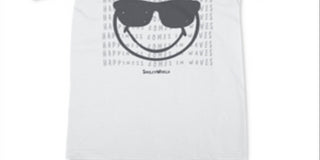 Camiseta masculina Freeze 24-7 SmileyWorld Just Feel Good, branca, tamanho X-G