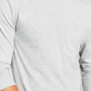 E agora esta camiseta masculina de manga comprida com bolso cinza tamanho X-G
