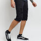 Shorts jeans masculino Reason Owen preto tamanho 34