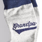 Meias masculinas Club Room Grandpa Crew cinza tamanho 10-13