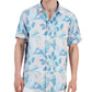 Camisa Tommy Bahama Nova Wave Beach Day Blooms Masculina Azul Tamanho Médio