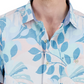 Camisa Tommy Bahama Nova Wave Beach Day Blooms Masculina Azul Tamanho Médio