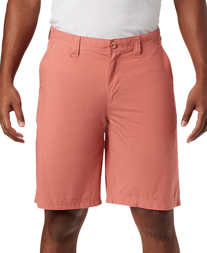 Columbia Men's 10 Washed Out Short Vermelho Tamanho 42