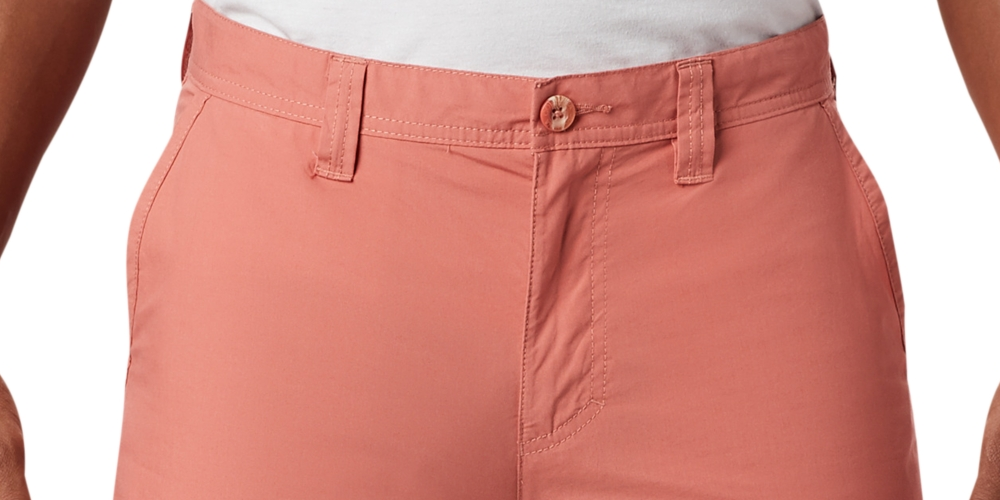 Columbia Men's 10 Washed Out Short Vermelho Tamanho 42